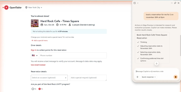 中祥网 微软打造 Edge 成 AI 智能伴侣: 动动嘴浏览器就能为你干活